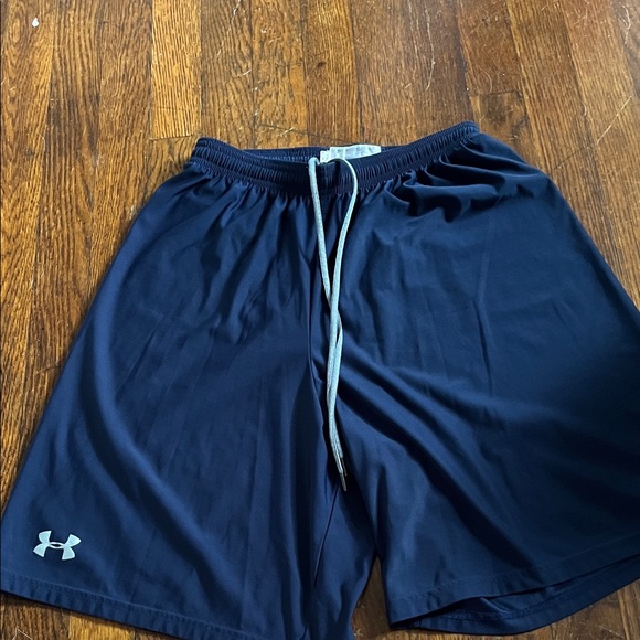 Under Armour Men's Dark Blue Athletic Shorts - Picture 1 of 2